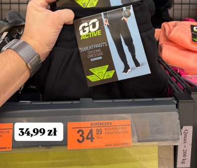 Bluza dresowa męska GO ACTIVE promocja w Biedronka