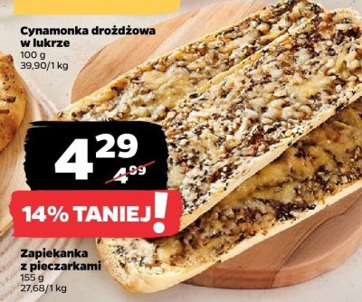 Zapiekanka z pieczarkami promocja w Netto