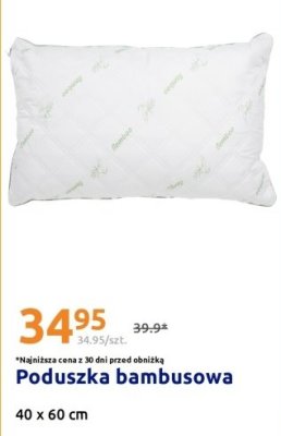 Poduszka bambusowa 40x60 cm promocja w Action
