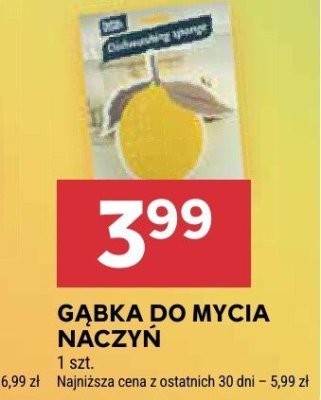 Gąbka do mycia naczyń Stokrotka promocja w Stokrotka