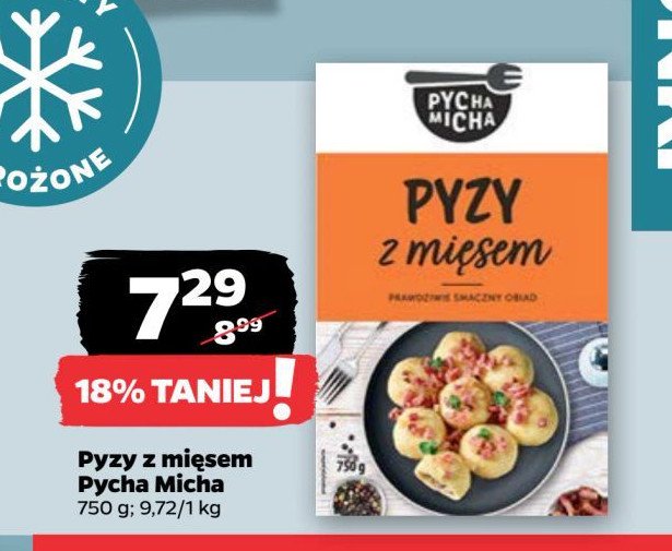 Pyzy z mięsem Pycha micha promocja