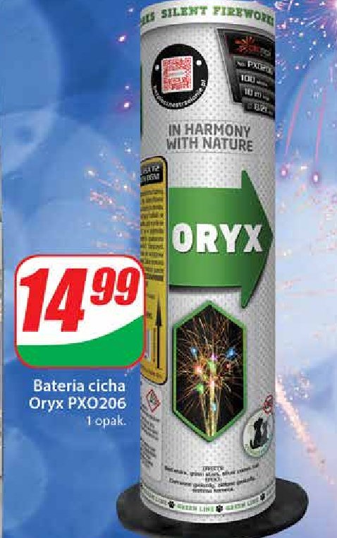 Bateria green line oryx Piromax promocja w Dino