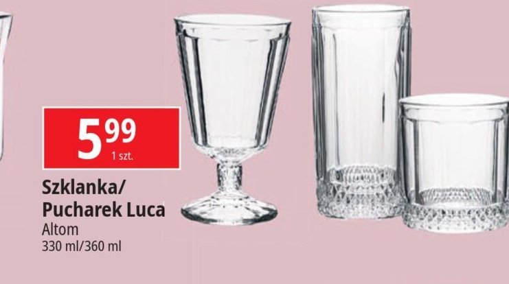 Szklanka 360 ml Altom promocja