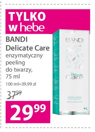 Peeling do twarzy Bandi delicate care promocja