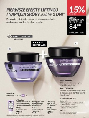Krem na noc Avon Anew Platinum Lift & Tighten Night Cream z Protinolem promocja w AVON