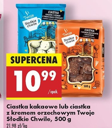 Ciastka z białą polewą Twoje słodkie chwile promocja w Biedronka