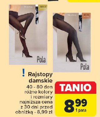 Rajstopy damskie pola 80 den promocja