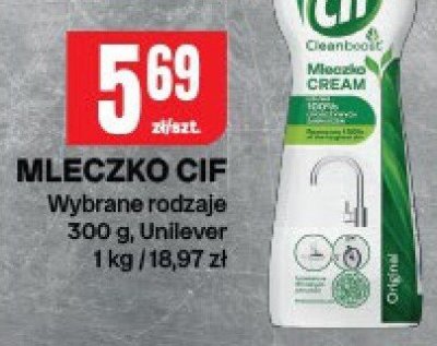Mleczko czyszczące Cif promocja w Chorten