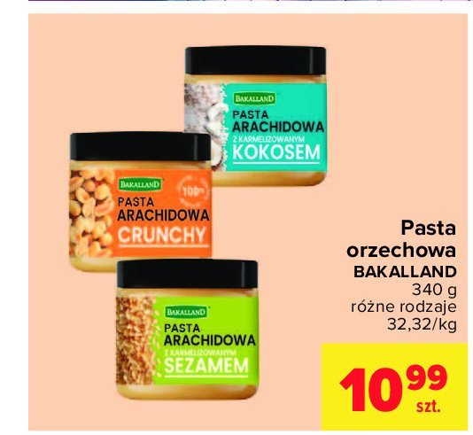Pasta arachidowa z karmelizowanym kokosem Bakalland promocja