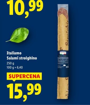 Salami strolghino promocja w Lidl