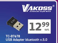 Adapter usb bluetooth tc-b7678 Vakoss promocja w Auchan