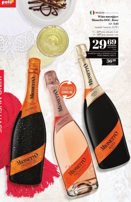 Wino musujące Mionetto Prosecco Rose 0,75l promocja w POLOmarket