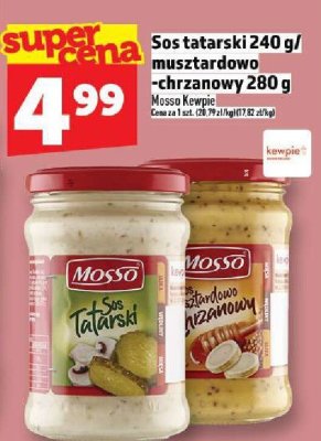 Sos tatarski/musztardowo-chrzanowy Mosso Kawęckie 240 g / 280 g promocja w TOPAZ