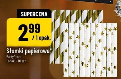 Słomki papierowe promocja w POLOmarket