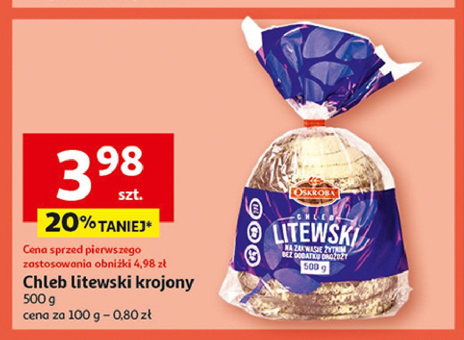 Chleb dawny litewski Oskroba promocja