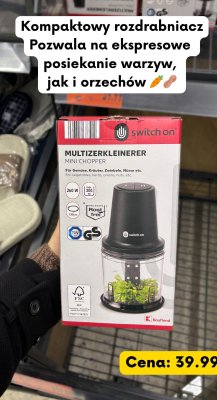 Rozdrabniacz mini chopper promocja w Kaufland