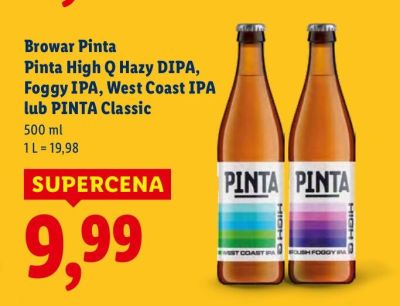 Piwo kraftowe High Q Hazy DIPA promocja w Lidl