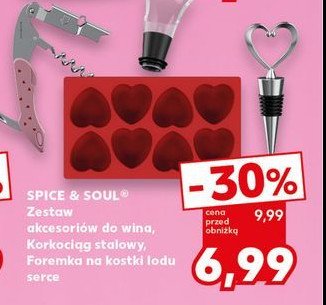 Foremka na kostki lodu serca Spice&soul promocja