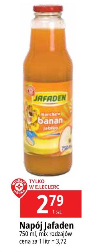 Sok marchew-banan-jabłko Wiodąca marka jafaden promocja