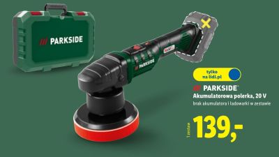 Polerka akumulatorowa 20 V promocja w Lidl