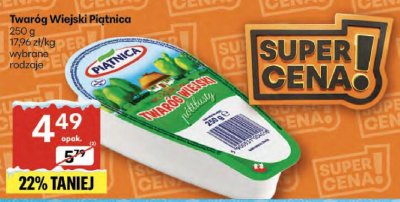 Twaróg Wiejski Piątnica promocja w Delikatesy Centrum