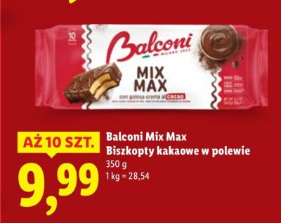 Biszkopty kakaowe w polewie Mix Max promocja w Lidl