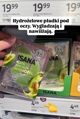 Płatki hydrożelowe pod oczy Ideal Tone promocja w Rossmann