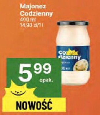 Majonez Codzienny promocja w Delikatesy Centrum