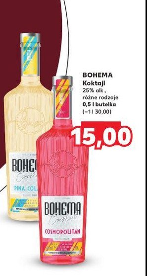 Likier 25% Bohema cosmopolitan promocja w Kaufland