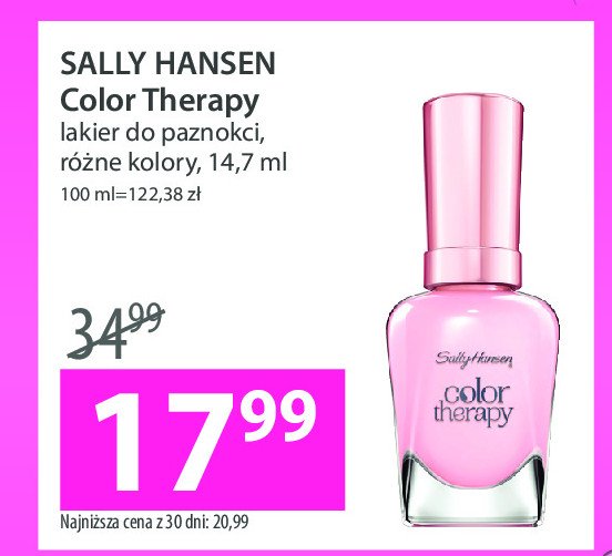 Lakier do paznokci Sally hansen color therapy promocja
