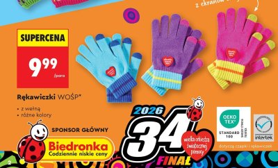 Rękawiczki promocja w Biedronka