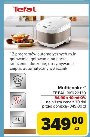 Multicooker simply cook plus rk622130 Tefal promocja w Carrefour