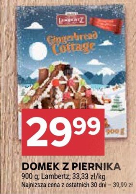 Domek z piernika Lambertz promocja w Stokrotka
