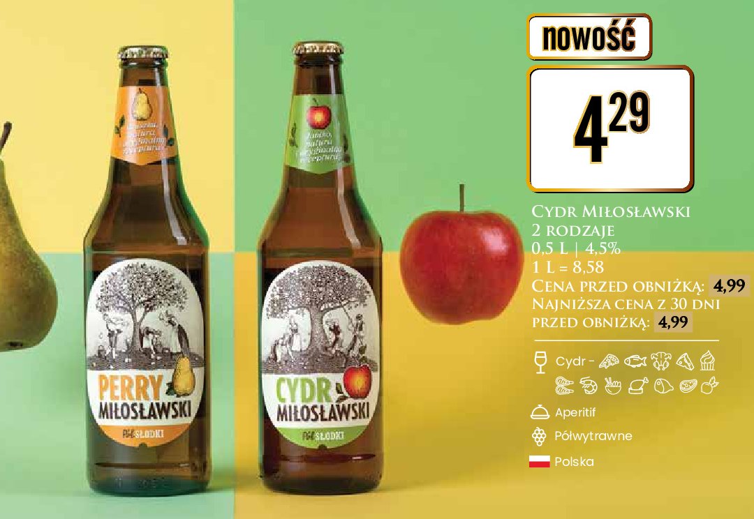 Cydr PERRY MI艁OS艁AWSKI promocja