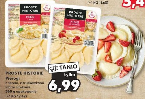 Pierogi z truskawkami Iglotex proste historie promocja