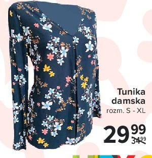 Tunika damska rozm. s - xl promocja