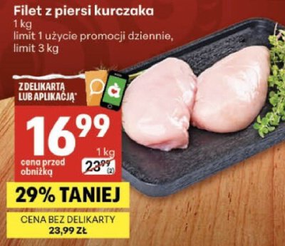 Filet z piersi kurczaka promocja w Delikatesy Centrum