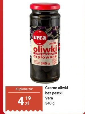 Oliwki czarne bez pestki  promocja w Dino