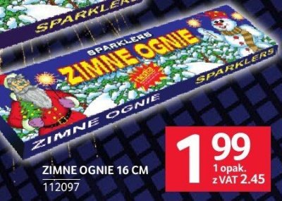 Zimne ognie 16 cm promocja w Selgros