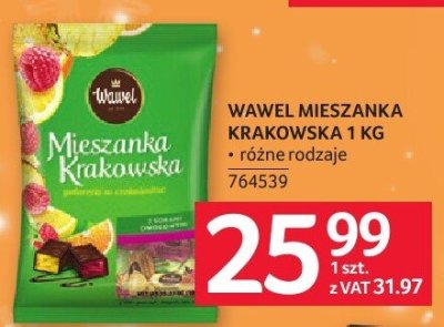 Mieszanka krakowska 1 kg • różne rodzaje promocja w Selgros