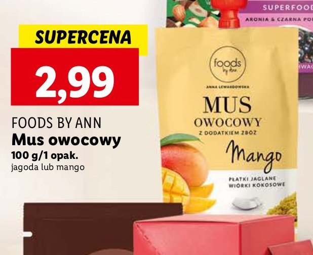 Mus mango Foods by ann promocja