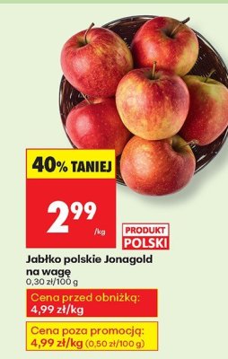 Jab艂ko promocja w Biedronka