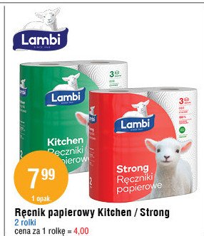 Ręcznik papierowy strong Lambi promocje