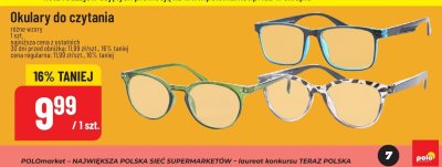Okulary do czytania różne wzory promocja w POLOmarket