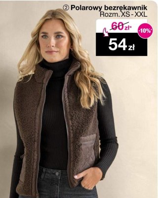 Polarowy bezrękawnik promocja w Woolworth