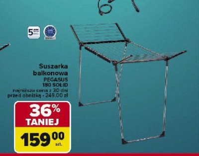 Suszarka pegasus 180 solid Leifheit promocja