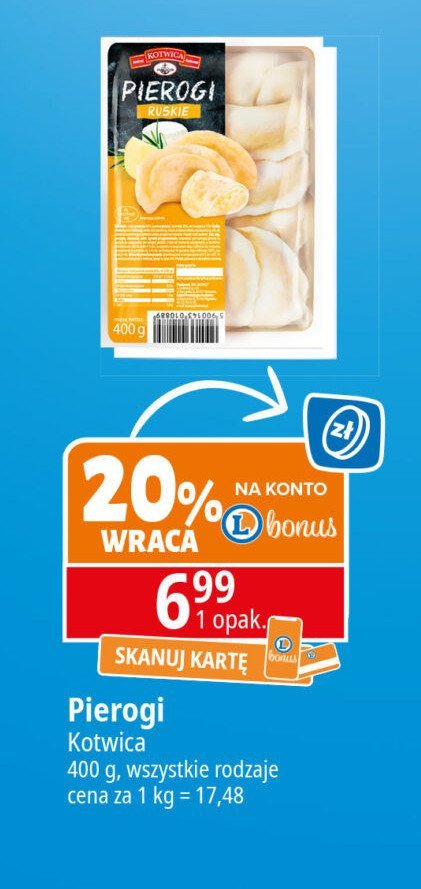 Pierogi ruskie Kotwica promocja