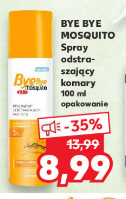 Spray na komary Bye bye mosquito promocja