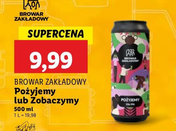 Piwo Browar zakładowy zobaczymy promocja w Lidl