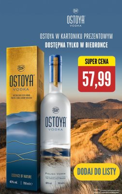 Wódka 700 ml promocja w Biedronka